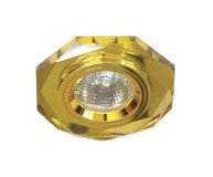 Встраиваемый светильник Feron 8020-2 желтый золото